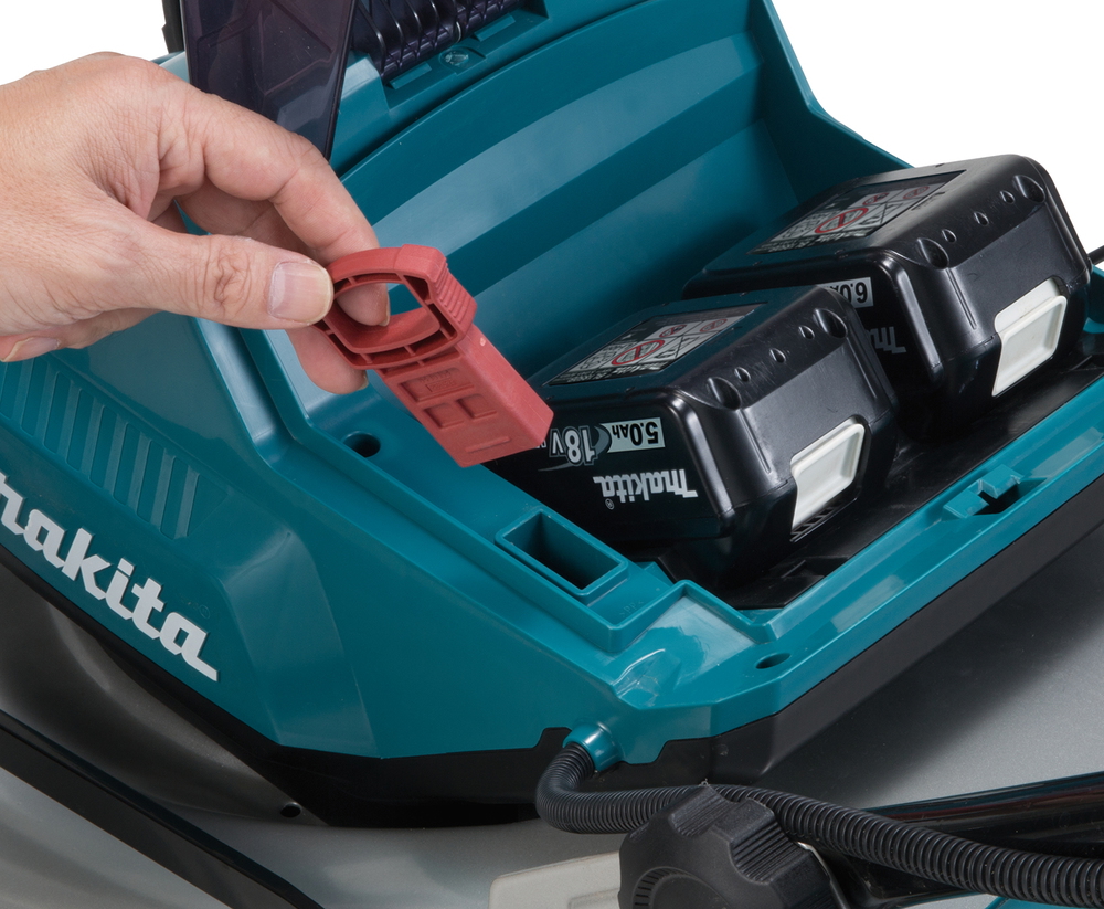 Akumuliatorinė vejapjovė MAKITA DLM460Z, 2 x 18 V, 46 cm, 60 l, be akumuliatoriaus - 4