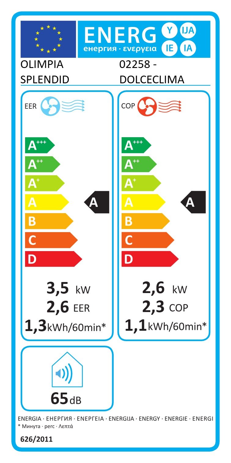 Mobilus oro kondicionierius Olimpia Slendid Dolceclima Brezza 14 HP WiFi 25-01165 - 5
