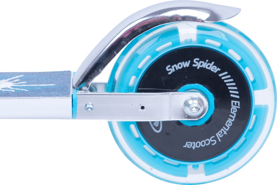 Sulankstomas paspirtukas su šviečiančiais ratukais Worker Snow Spider - 5