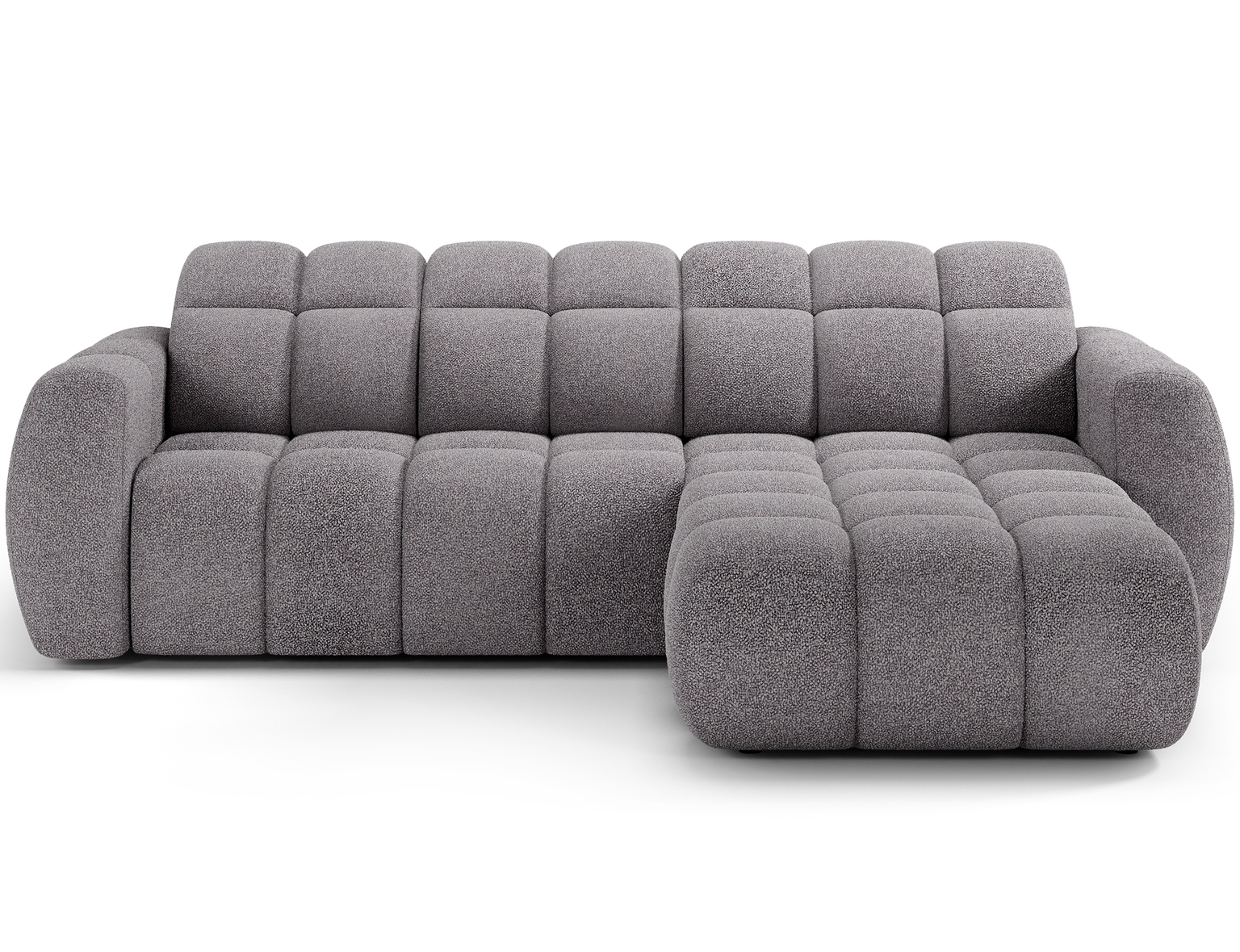 Kampinė sofa Fanito, pilka sp., dešininė, 200 x 288 cm x 105 cm-0