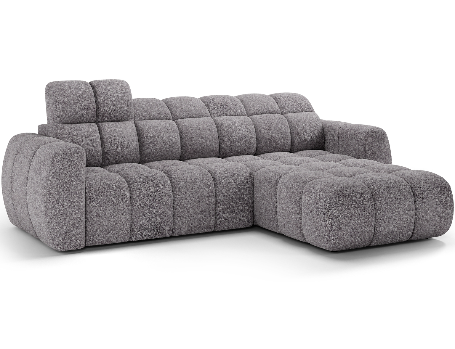 Kampinė sofa Fanito, pilka sp., dešininė, 200 x 288 cm x 105 cm - 3