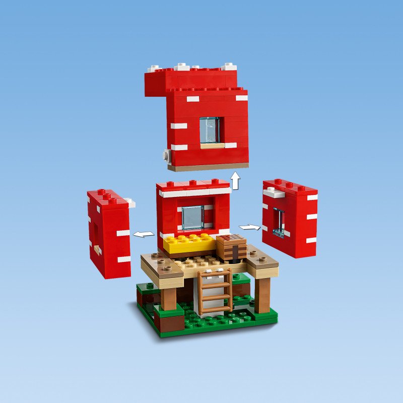 Konstruktorius LEGO MINECRAFT THE MUSHROOM HOUSE - 6
