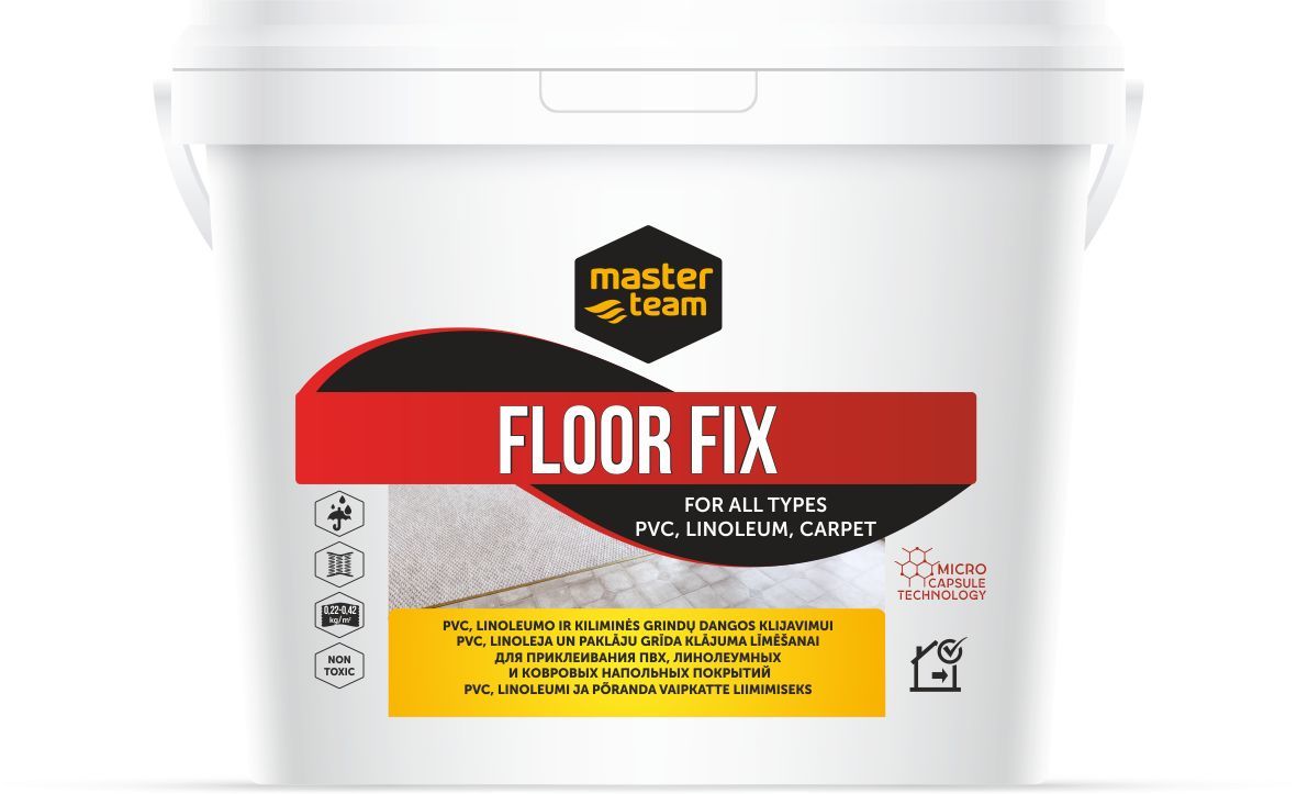 Grindų dangų klijai MAESTRO TEAM FLOOR FIX, 4,5 kg-0