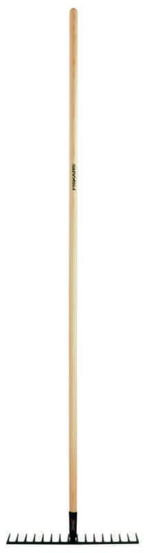 Grėblys FISKARS SOLID WOOD, 16 dantų, 163 cm, dirvožemiui-0