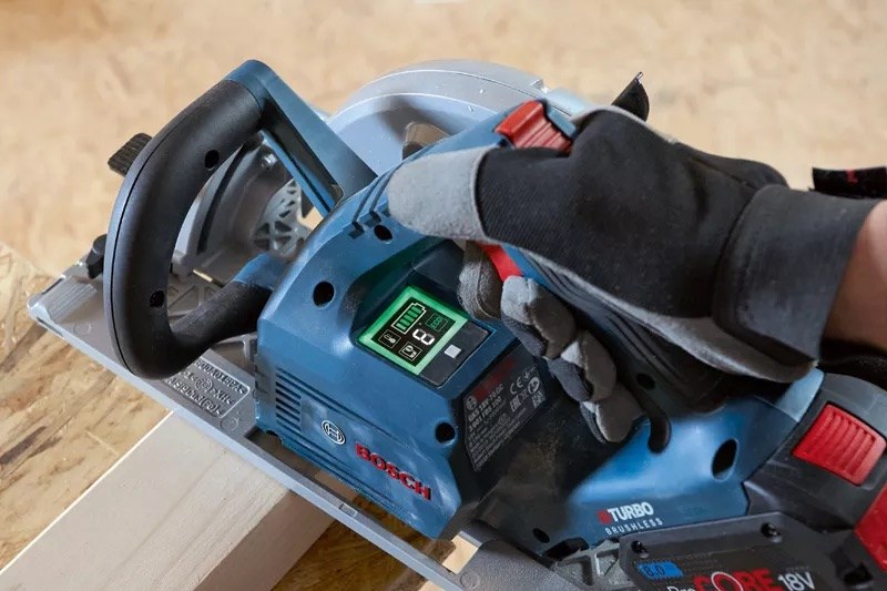 Akumuliatorinis diskinis pjūklas BOSCH PRO GKS 18V-68 GC, 18 V (be akumuliatoriaus ir pakrovėjo, SU L-BOXX) - 4