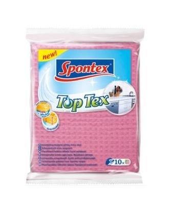 Šluostės-kempinės SPONTEX TOP TEX, 10 vnt