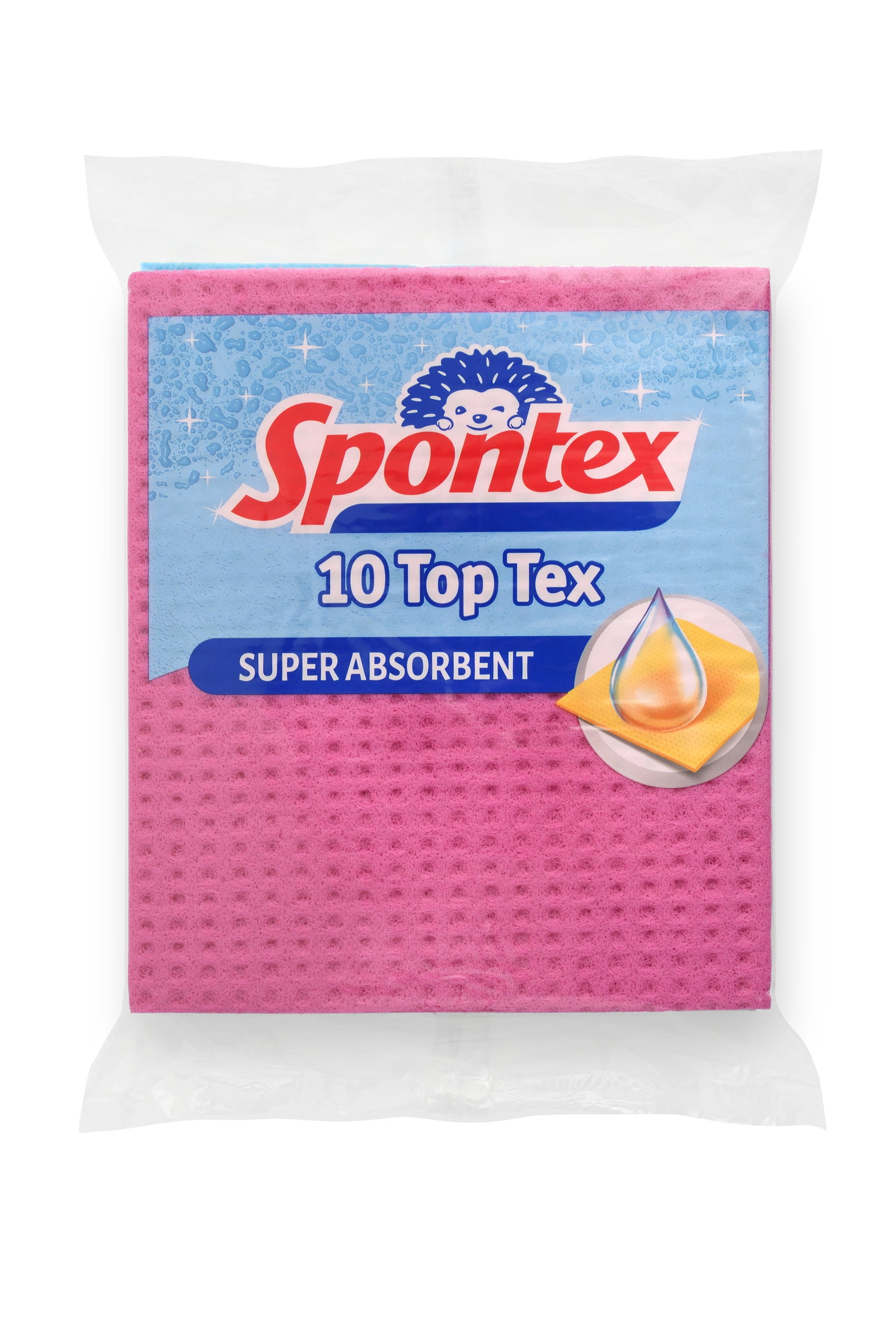 Šluostės - kempinės SPONTEX TOP TEX, 10 vnt.-1