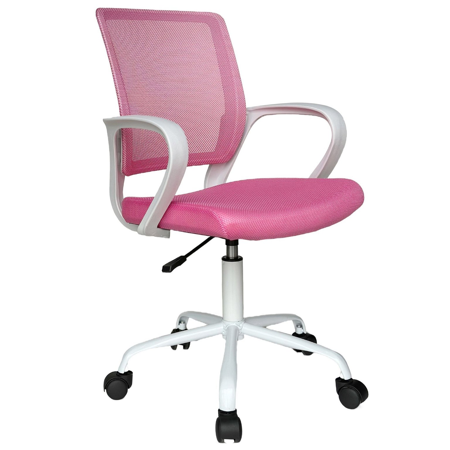 Vaikiška kėdė FD-6, balta/rožinė