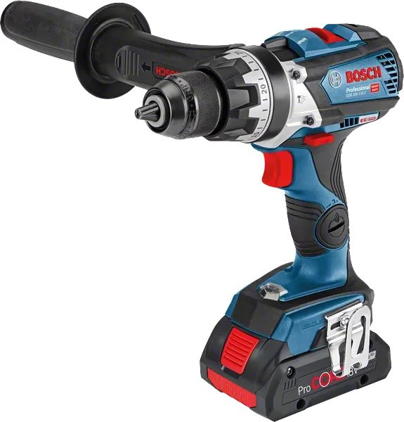 Akumuliatorinis smūginis suktuvas-gręžtuvas BOSCH PRO GSB 18V-110 C solo, 18 V (be akumuliatoriaus ir pakrovėjo, su L-BOXX) - 2