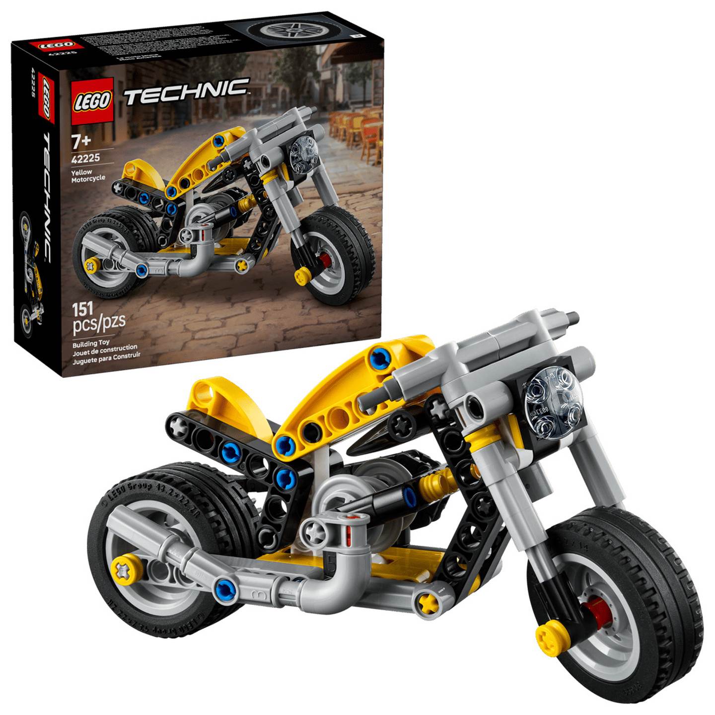 Konstruktorius LEGO Technic Yellow Motorcycle - 1
