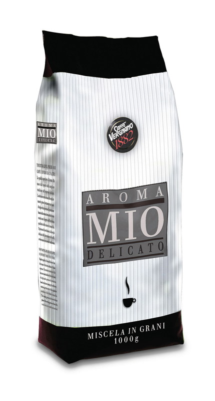 Kavos pupelės Vergnano Aroma Mio Delicato, 1kg-0