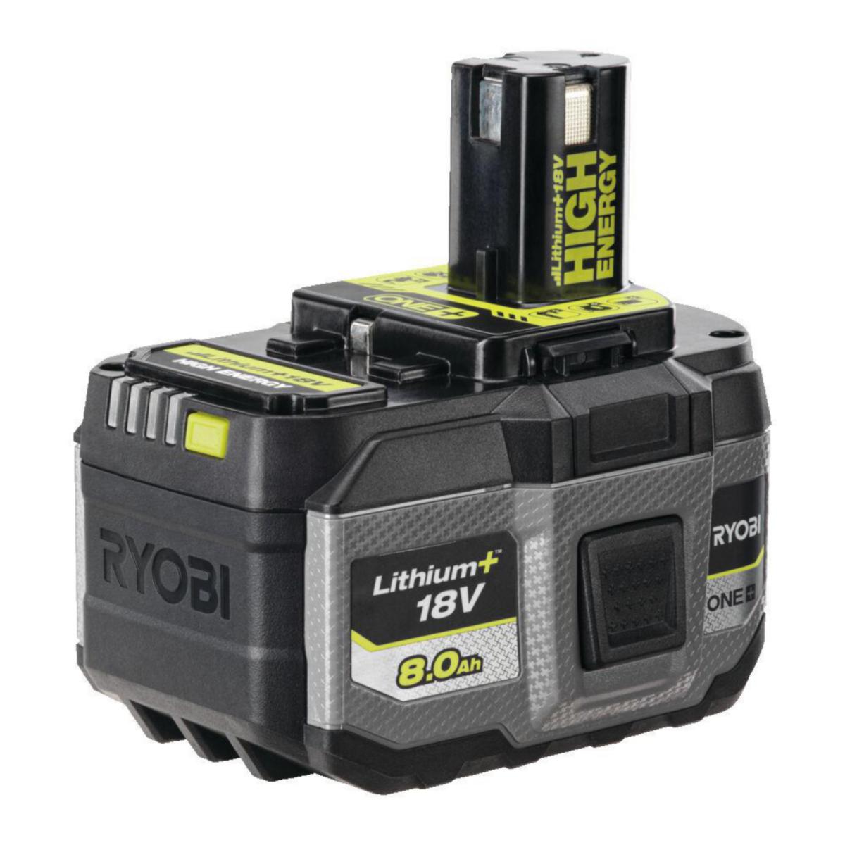 Akumuliatorius RYOBI ONE+ RB1880T, 18 V 8,0 Ah Li-Ion-0