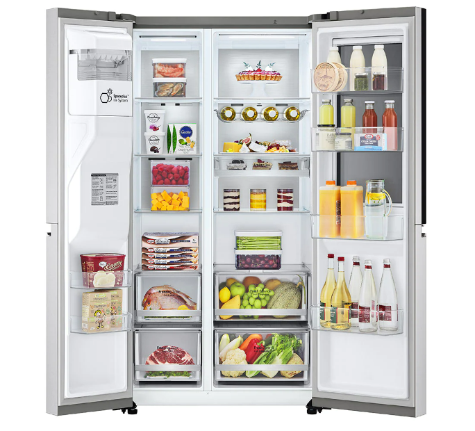 Dviejų durų šaldytuvas LG GSXV90BSDE - 4