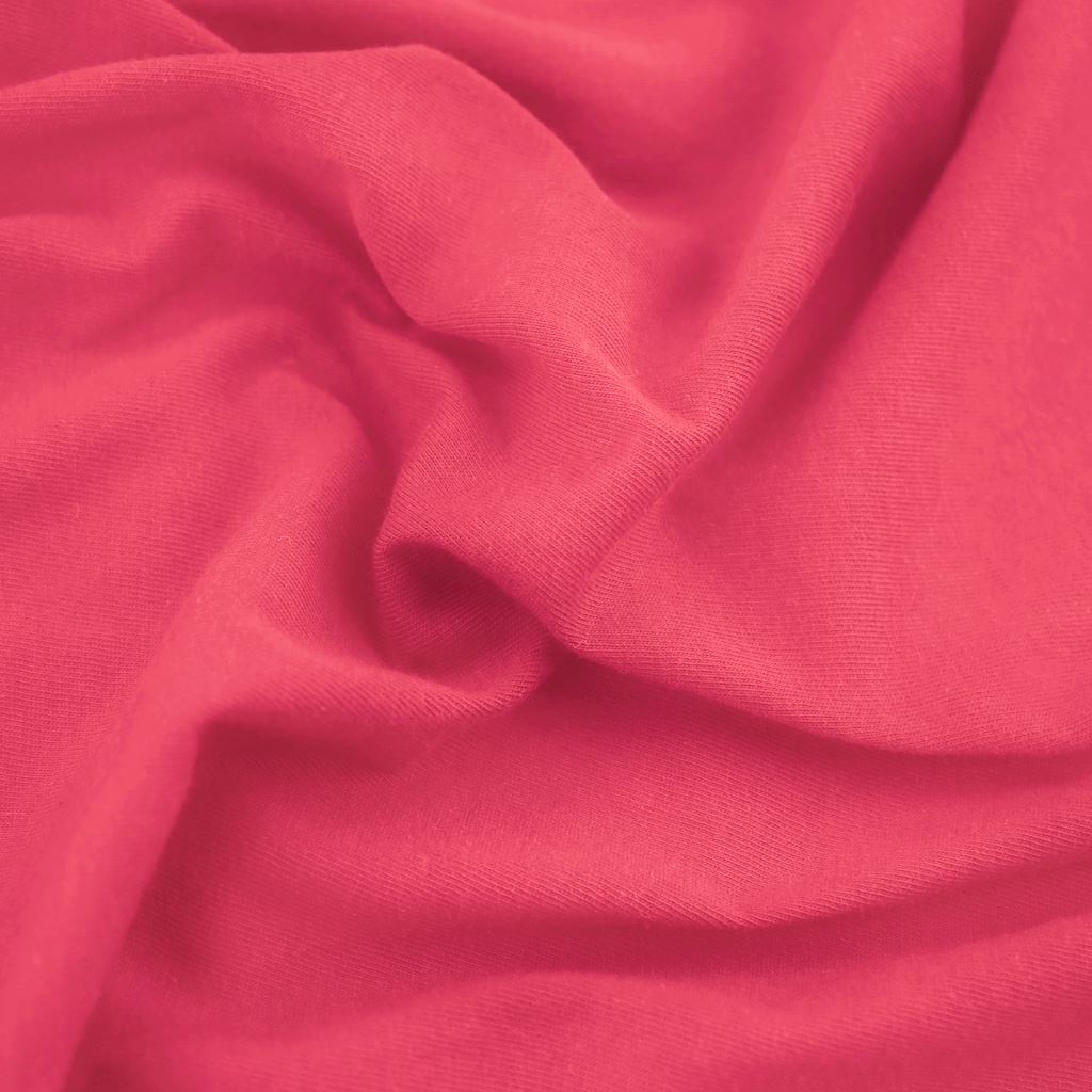 Jersey paklodė su guma Decoking AMBER Red, 140x200 cm - 4
