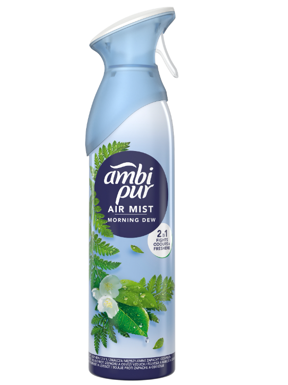 Purškiamas oro gaiviklis AMBI PUR Morning Dew, 185 ml