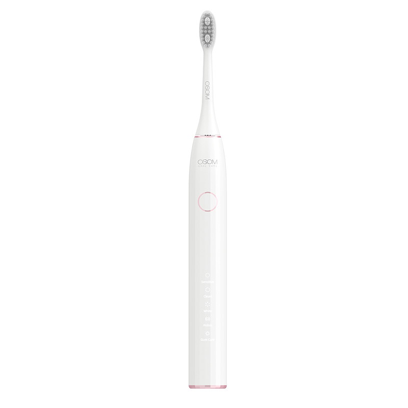 Įkraunamas, elektrinis, garsinis dantų šepetėlis OSOMORALV10WH, baltas - 1