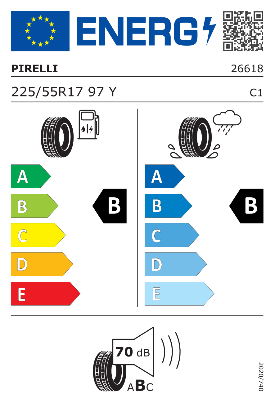 Pirelli Cinturato P7 225/55 R17 97 Y - 2