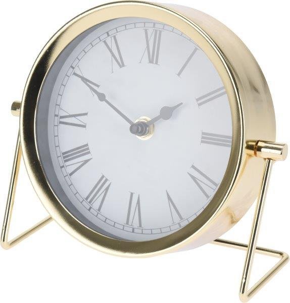 Pastatomas laikrodis, auksinės sp., 16 cm