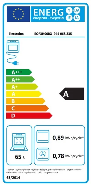 Orkaitė ELECTROLUX EOF3H00BX - 9