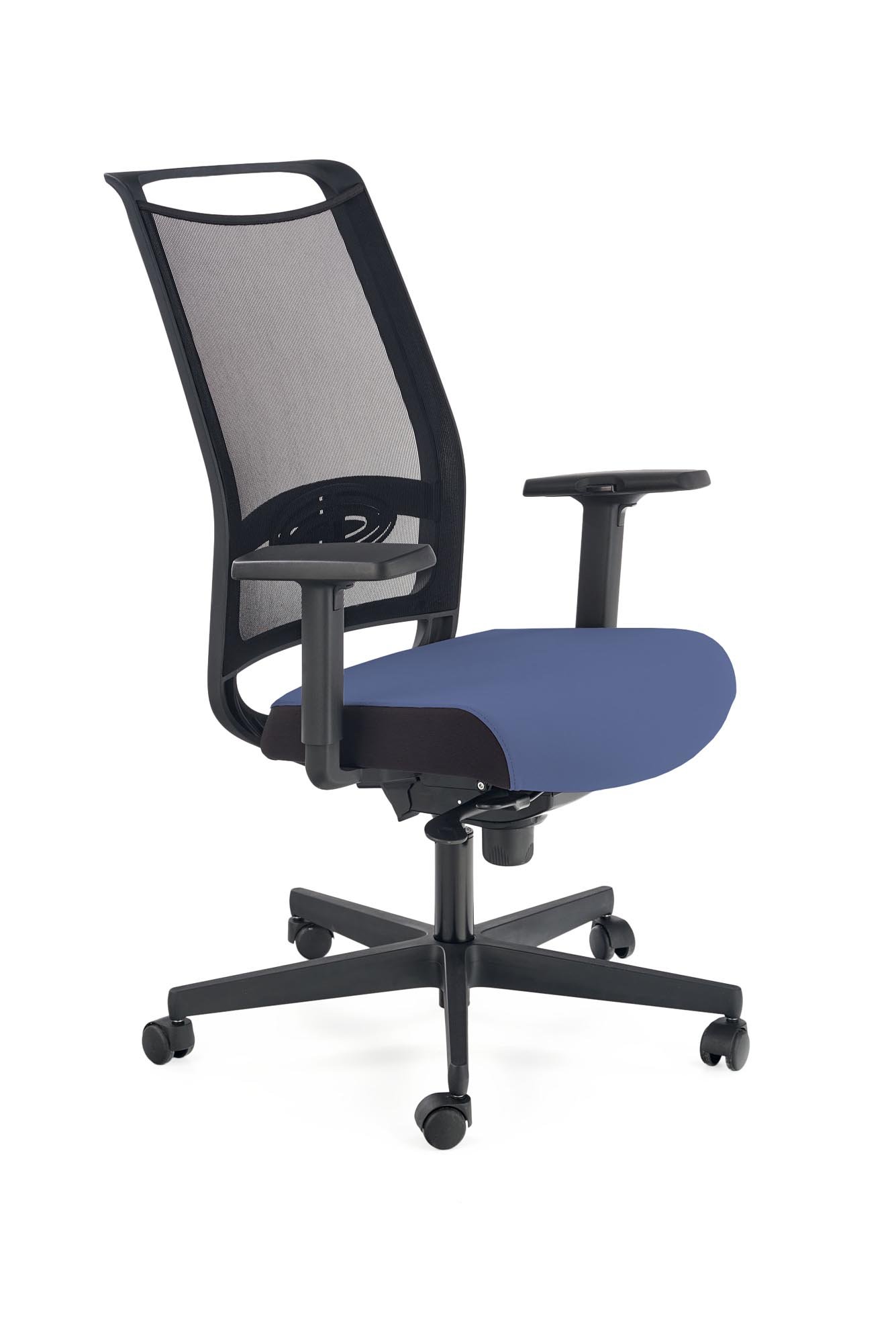 Biuro kėdė GULIETTA, juoda/mėlyna - 1