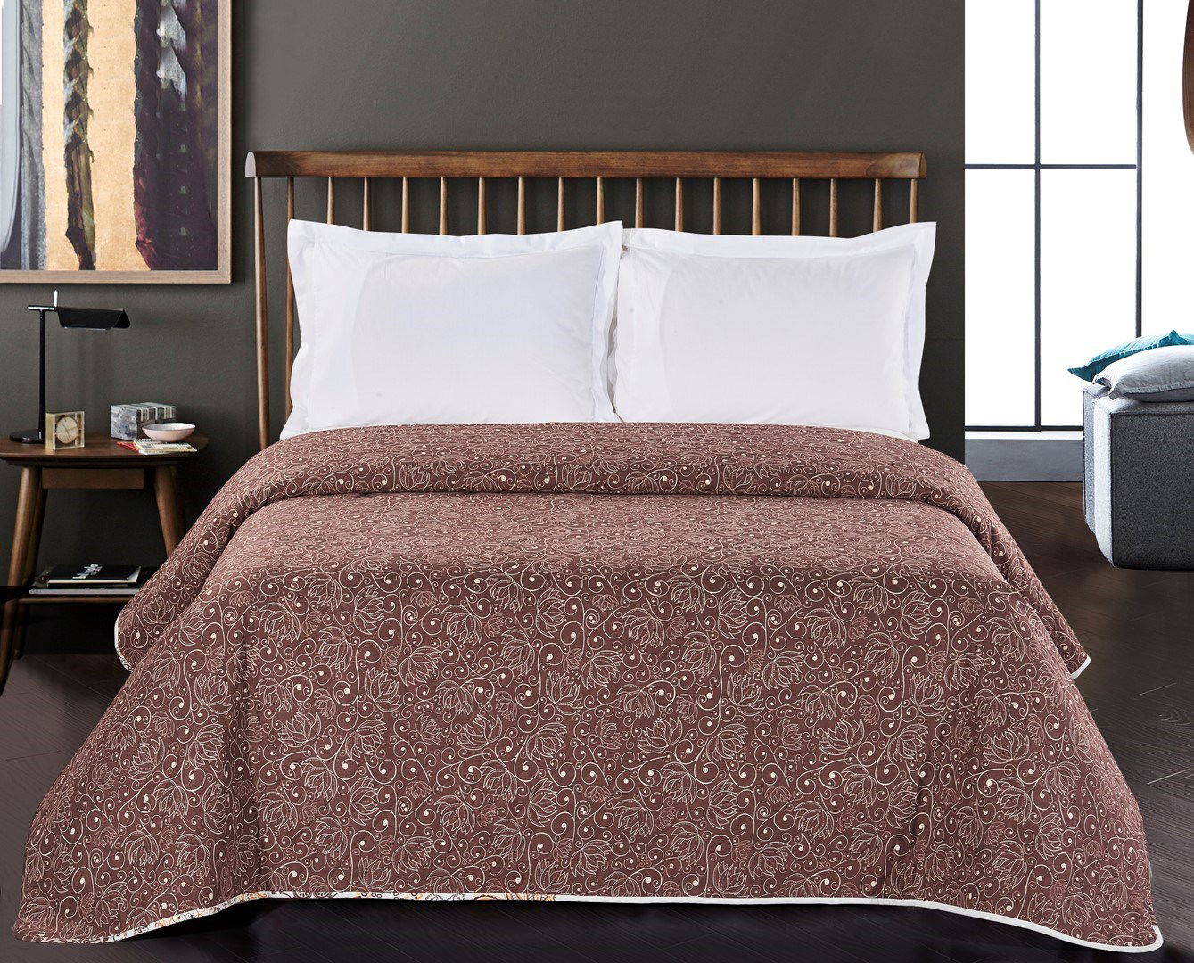 Lovatiesė DecoKing ALHAMBRA Brown, 170x270 cm - 2