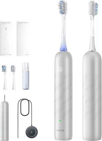 Elektrinis dantų šepetėlis Mova Fresh Pro, sidabro - 1