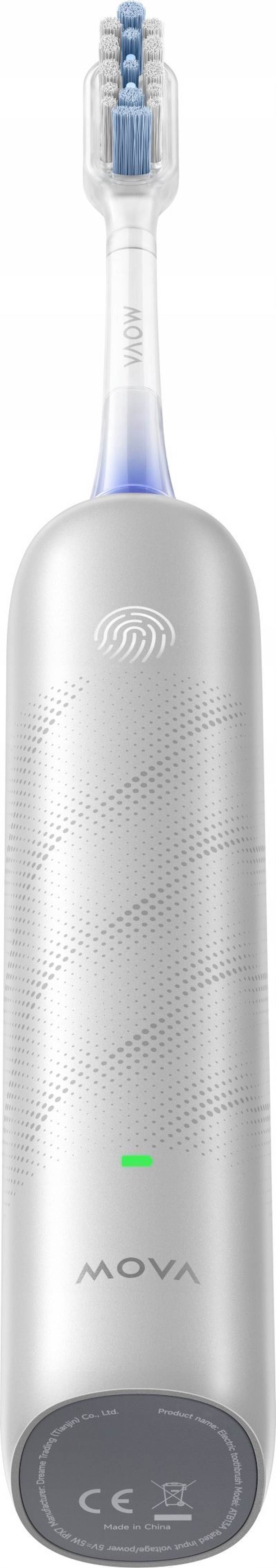 Elektrinis dantų šepetėlis Mova Fresh Pro, sidabro - 2