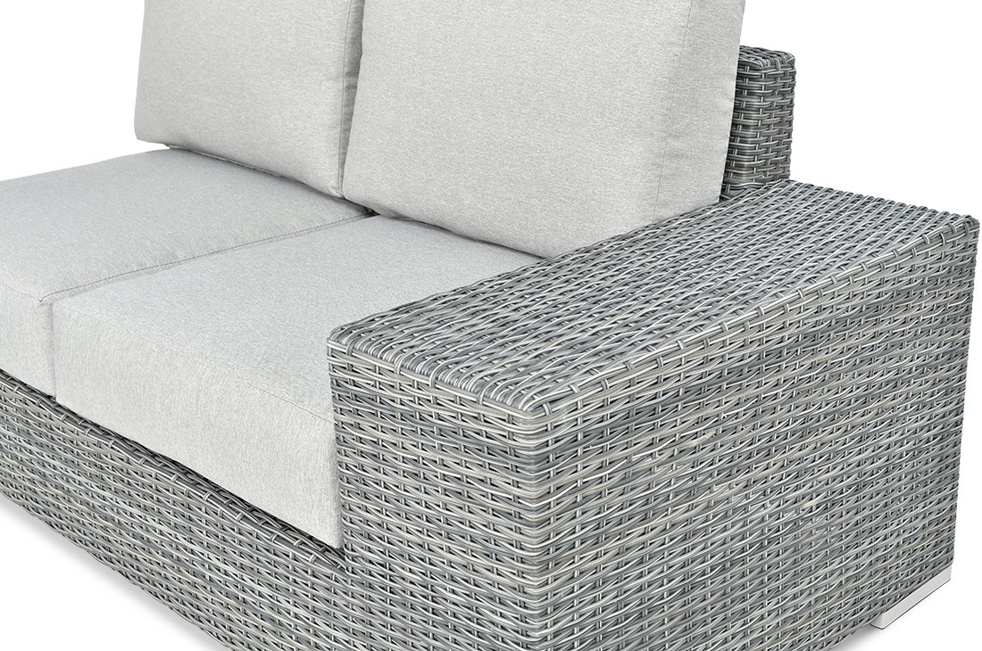 Lauko baldų komplektas AVOCADO, Dark Grey - 4