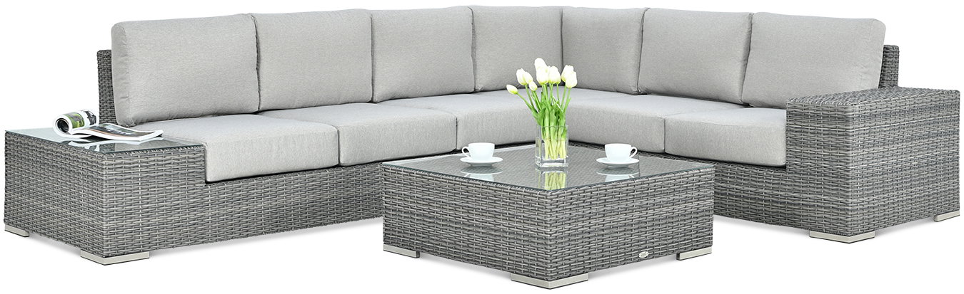 Lauko baldų komplektas AVOCADO, Dark Grey-1