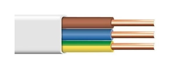 Instaliacinis kabelis BVV-P, 3 x 4 mm2, 100 m