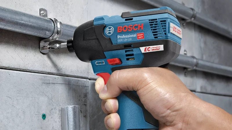 Akumuliatorinis smūginis suktuvas BOSCH PRO GDR 12V-110 Solo, 12 V (be akumuliatoriaus ir pakrovėjo) - 2