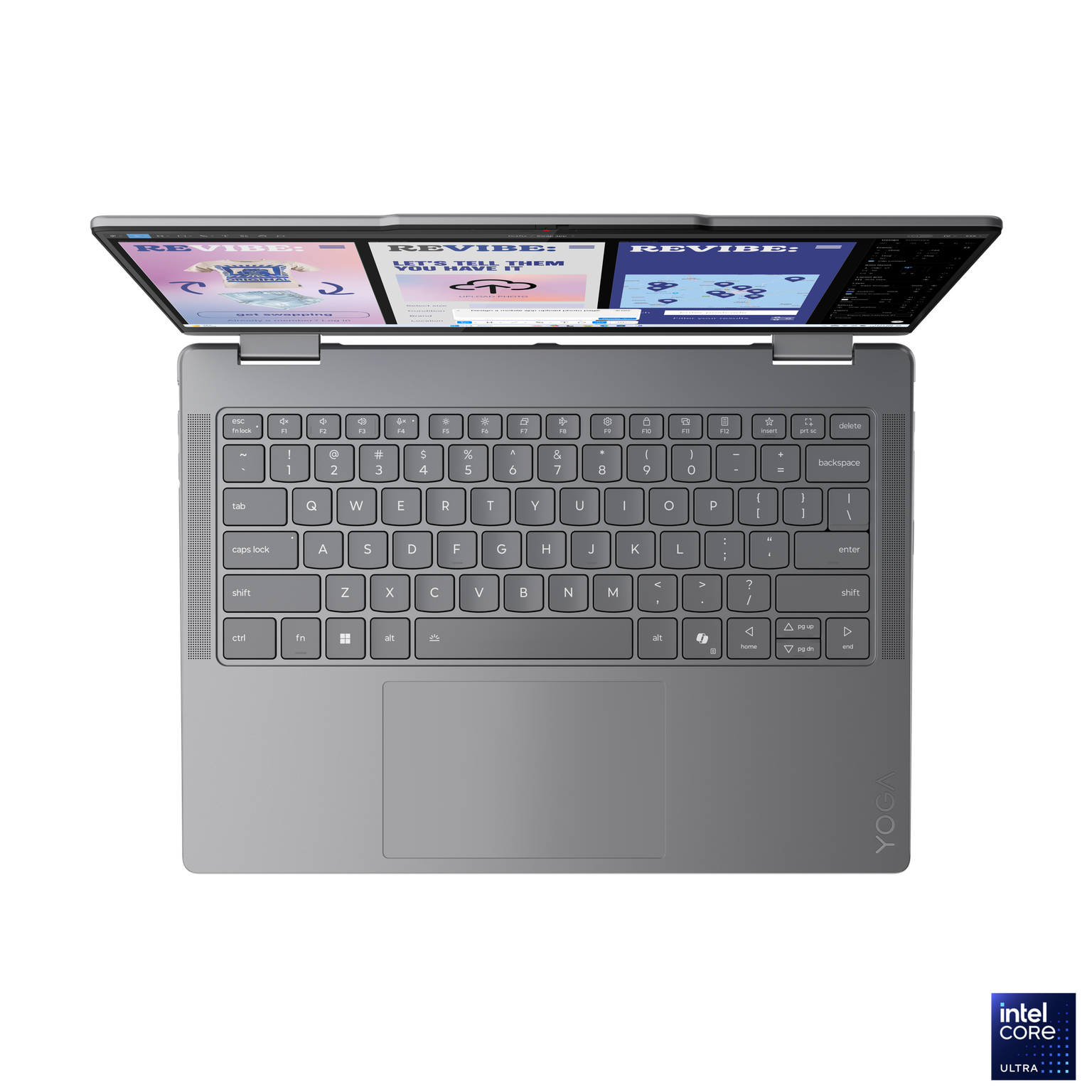 Nešiojamas kompiuteris Lenovo Yoga 7 83JQ0003NT, Intel® Core™ Ultra 5 226V, 16 GB, 512 GB, 14 ", Intel Arc Graphics, pilka, anglų (us) - 3