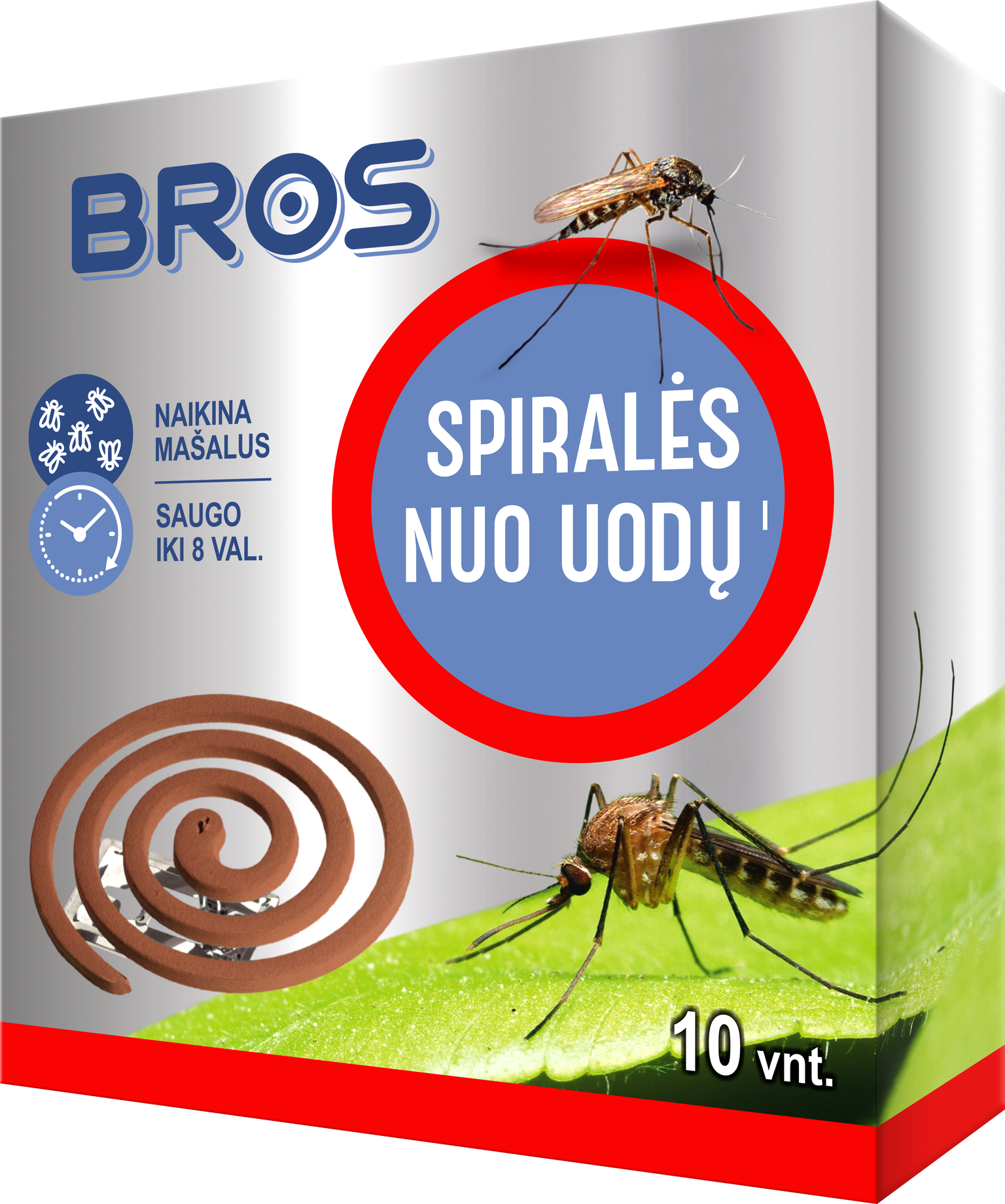Degios spiralės nuo uodų BROS, 10 vnt.-0
