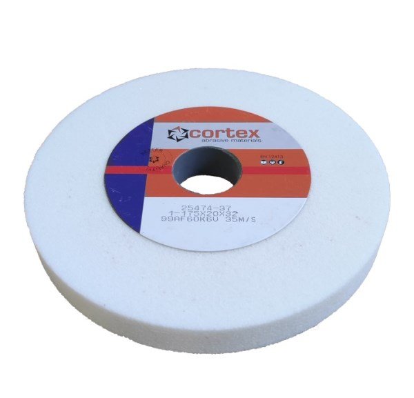 Galandinimo diskas CORTEX, 175 x 20 x 32 mm, F60, aliuminio oksidas