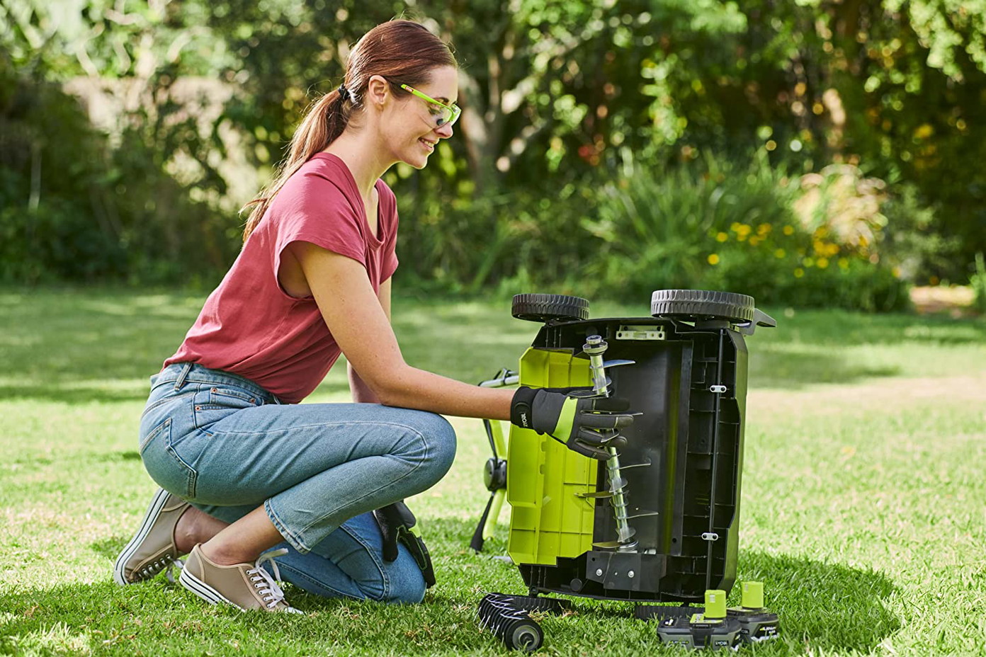 Akumuliatorinis skarifikatorius RYOBI ONE+ RY18SFX35A-0, 18 V, 35 cm, be akumuliatoriaus - 4