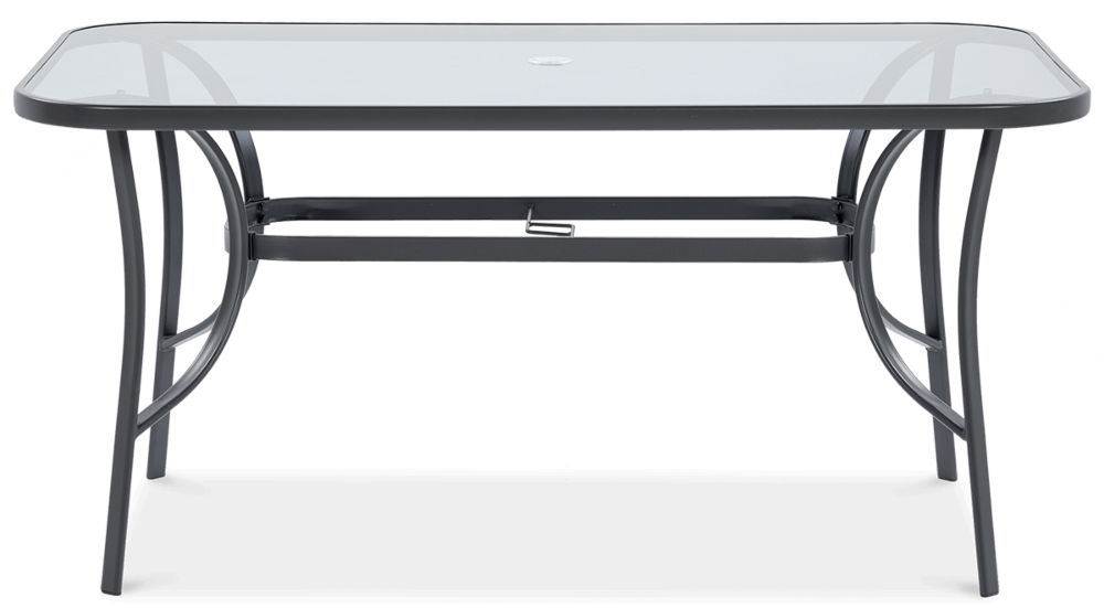 Lauko baldų komplektas Bologna, 150 cm, 7 dalių, Light Grey - 8