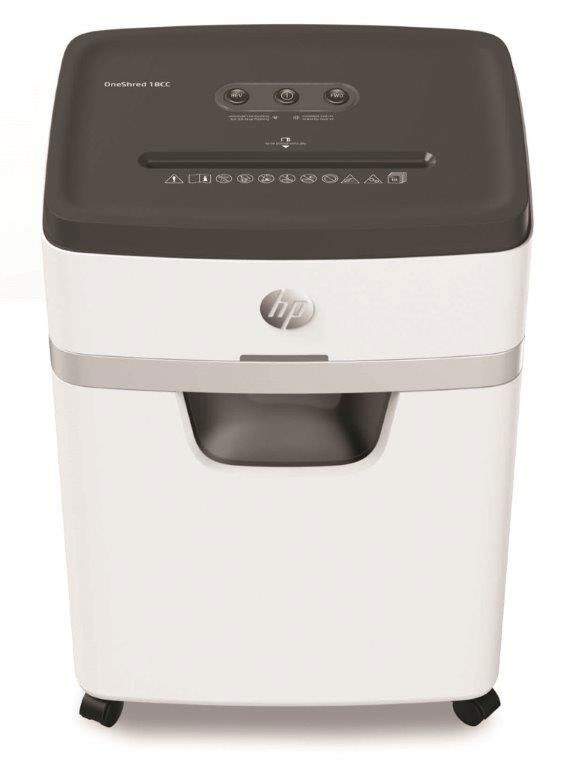 Dokumentų naikiklis HP ONESHRED 18CC, šviesiai pilkas-1
