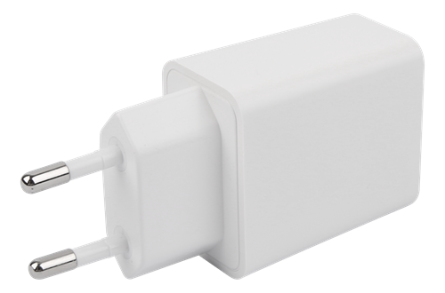 Sieninis įkroviklis DELTACO, 1X USB-C PD 20 W su USB-C laidu (1m),USBC-AC146, baltos sp. - 3
