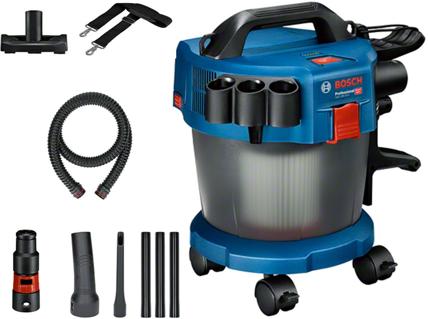 Akumuliatorinis dulkių siurblys BOSCH PRO GAS 18V-10 L; 18 V (be akumuliatoriaus ir pakrovėjo) - 1