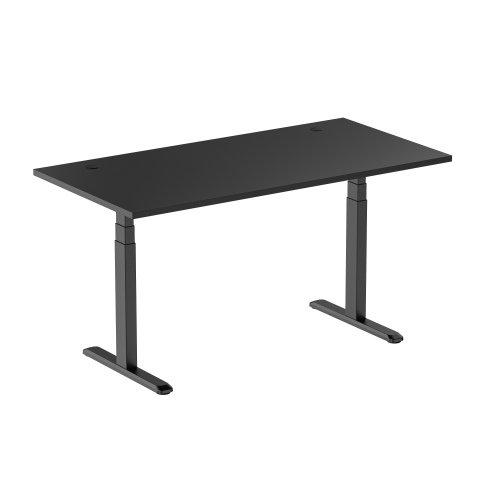 Reguliuojamo aukščio stalas Up Up Thor M, 120x75 cm, juoda-0