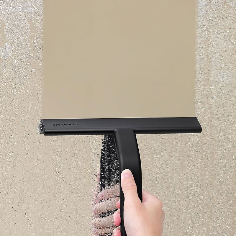 Silikoninis dušo valytuvas DANCEMOON 25 cm, juodas - 3