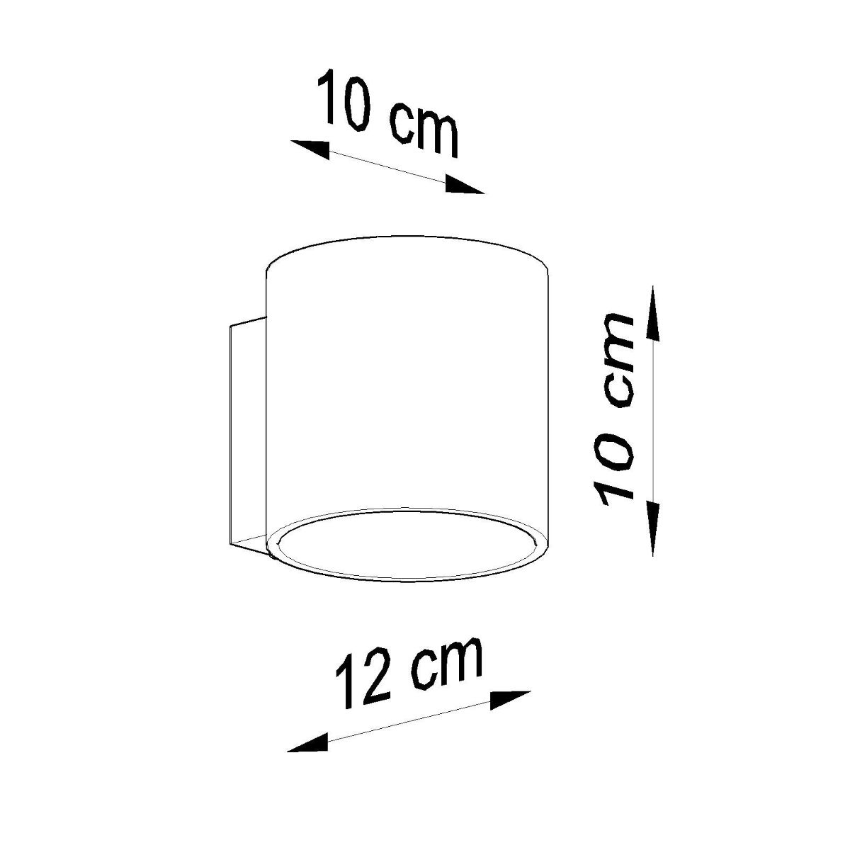 Sieninis šviestuvas SOLLUX ORBIS pilkas, 40 W - 4