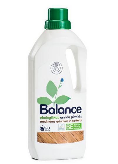 Ekologiškas grindų ploviklis BALANCE, medinėms grindims ir parketui, 800 ml-0