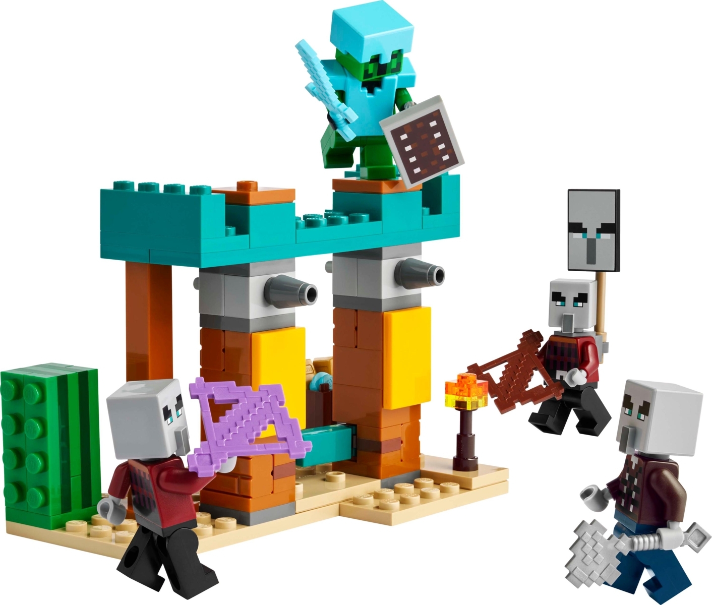 Konstruktorius LEGO® Minecraft The Illager Desert Patrol, 21267 - 7