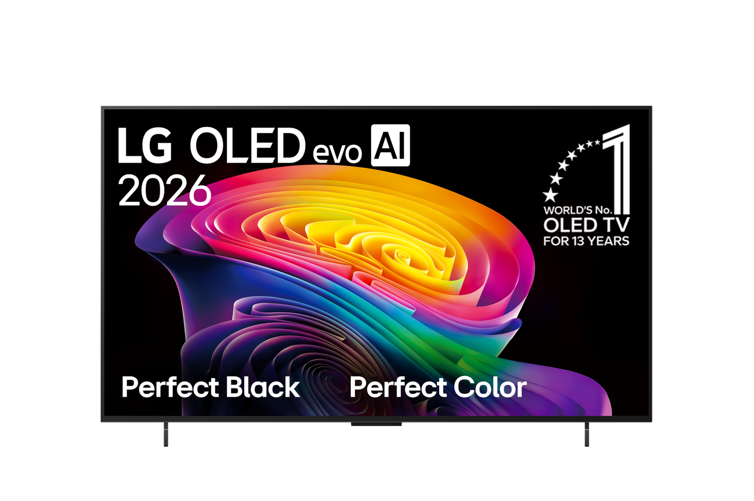 Televizorius LG OLED42C61LA 42" (106 cm), 4K UHD, OLED, tamsiai pilkas - 1