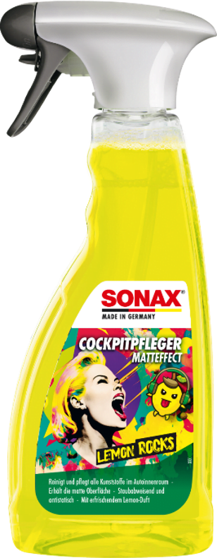 Matinis prietaisų skydelio valiklis SONAX “Lemon Rocks”, 500ml