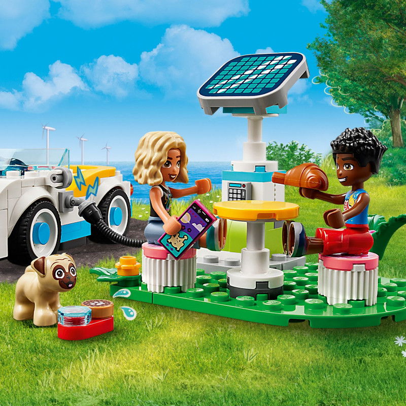 Konstruktorius LEGO Friends Electric Car and Charger - 5