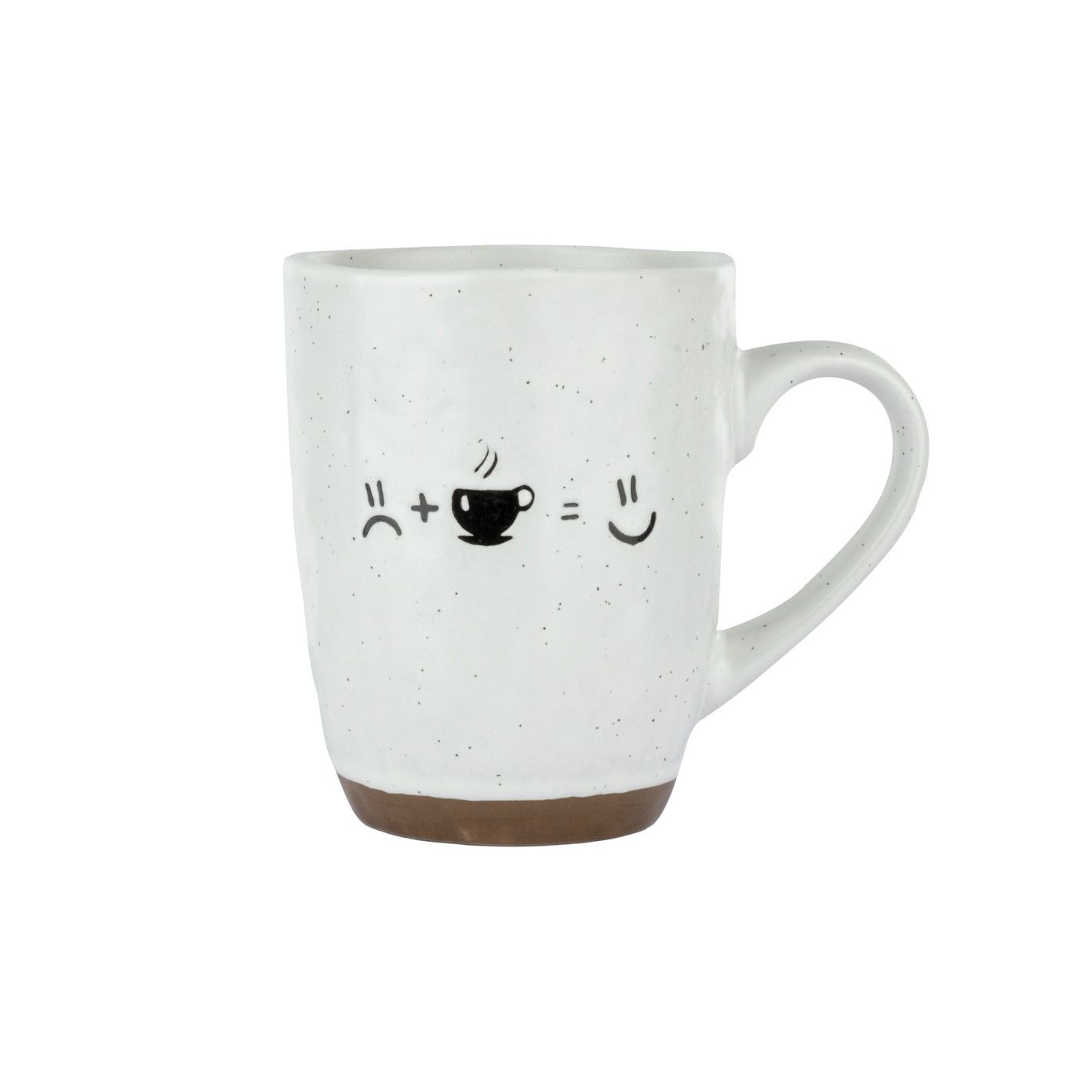 Puodelis ILAJA COFFE TIME, 3 dizainų, baltos sp., 340 ml, 1 vnt-0