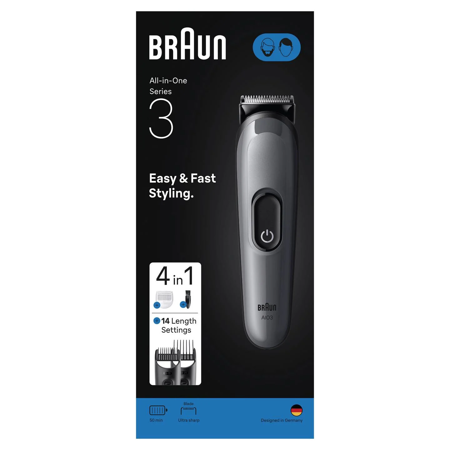 Barzdaskutė BRAUN AIO3500 - 5