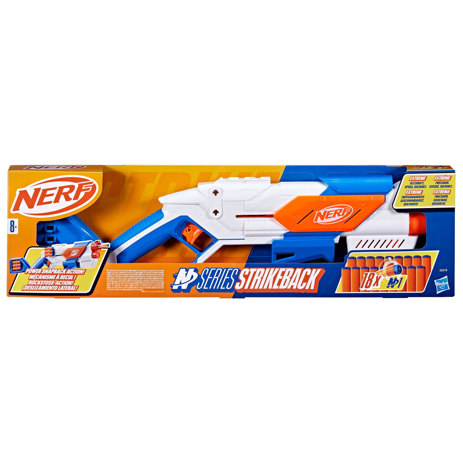 Žaislinis šautuvas NERF N Series Strikeback-0
